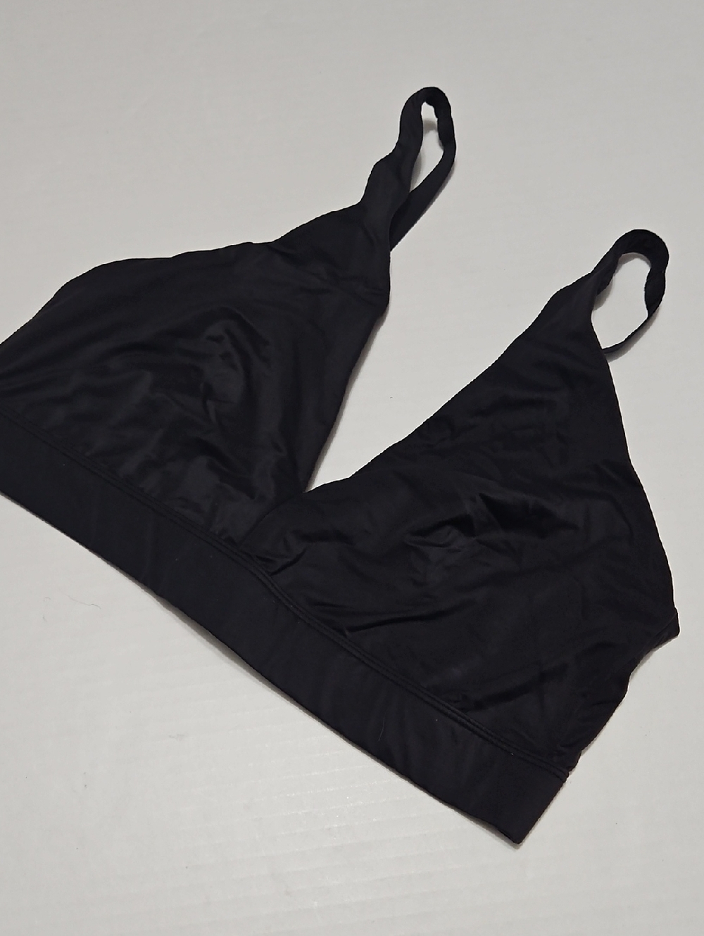 Joyspun Black Wireless Lined Bralette - Comfort Bra W/adjustable Straps Size XXL